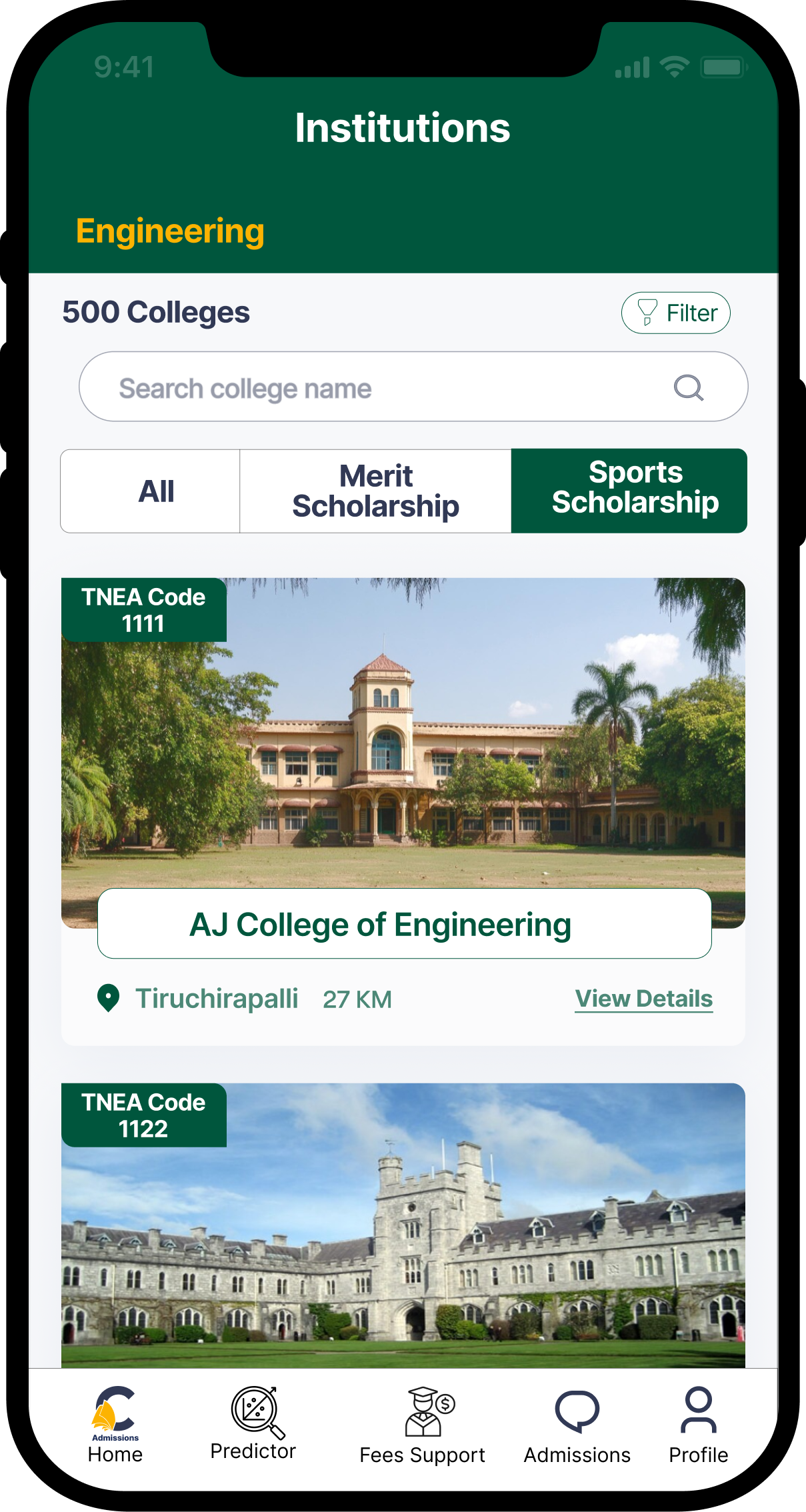 Colleaze Admissions